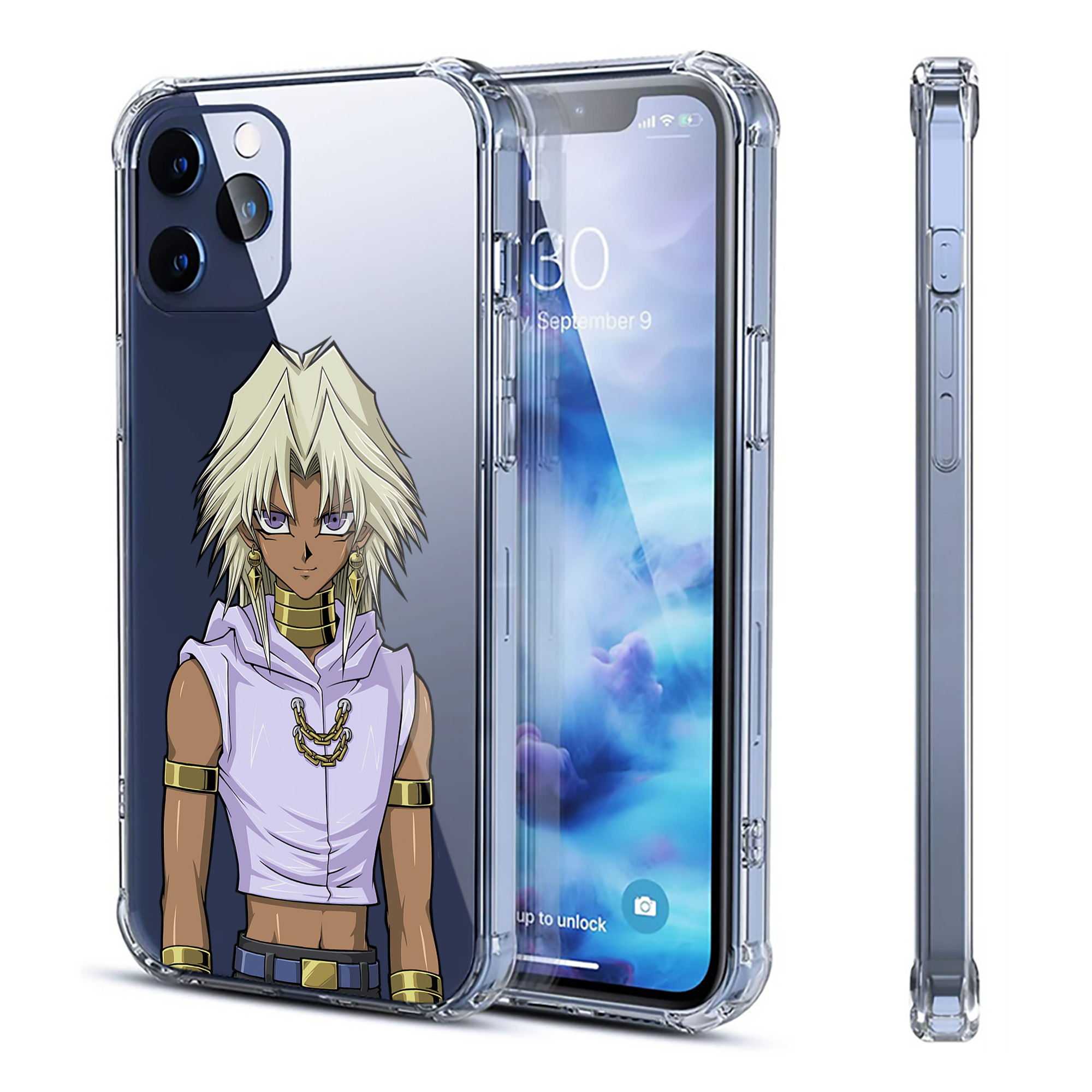 （画像用） 遊☆戯☆王 Yu-Gi-Oh! 【iPhone 12シリーズ対応】透明スマホケース（クリアソフトケース）